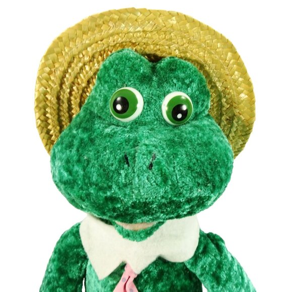 Animated Singing Frog Plush Chantilly Lane Musicals What a Wonderful World Works - Picture 3 of 11